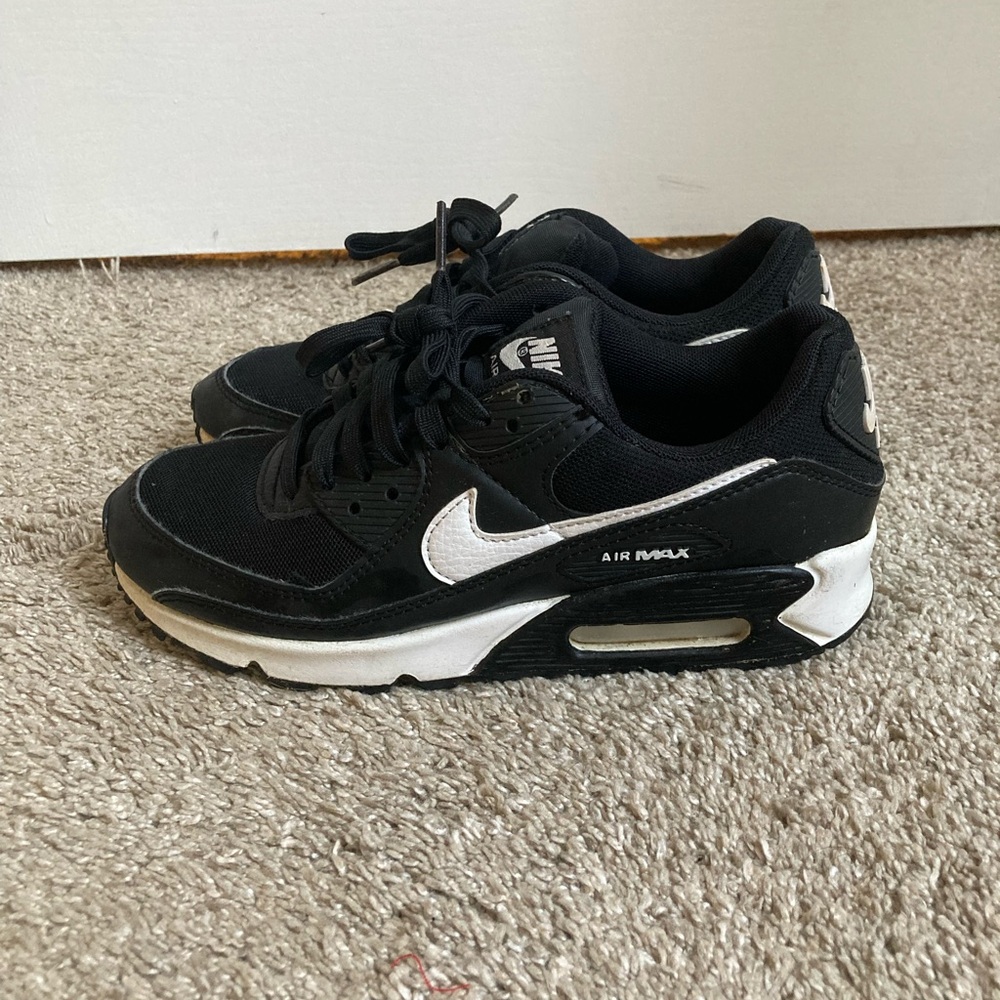 Nike Air Max Black and White Shoes